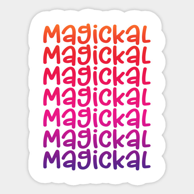 Magickal Rainbow Cheeky Witch